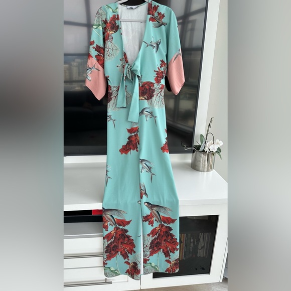 SOLD•PatBo Fish Kimono silk Sleeves - Picture 4 of 6